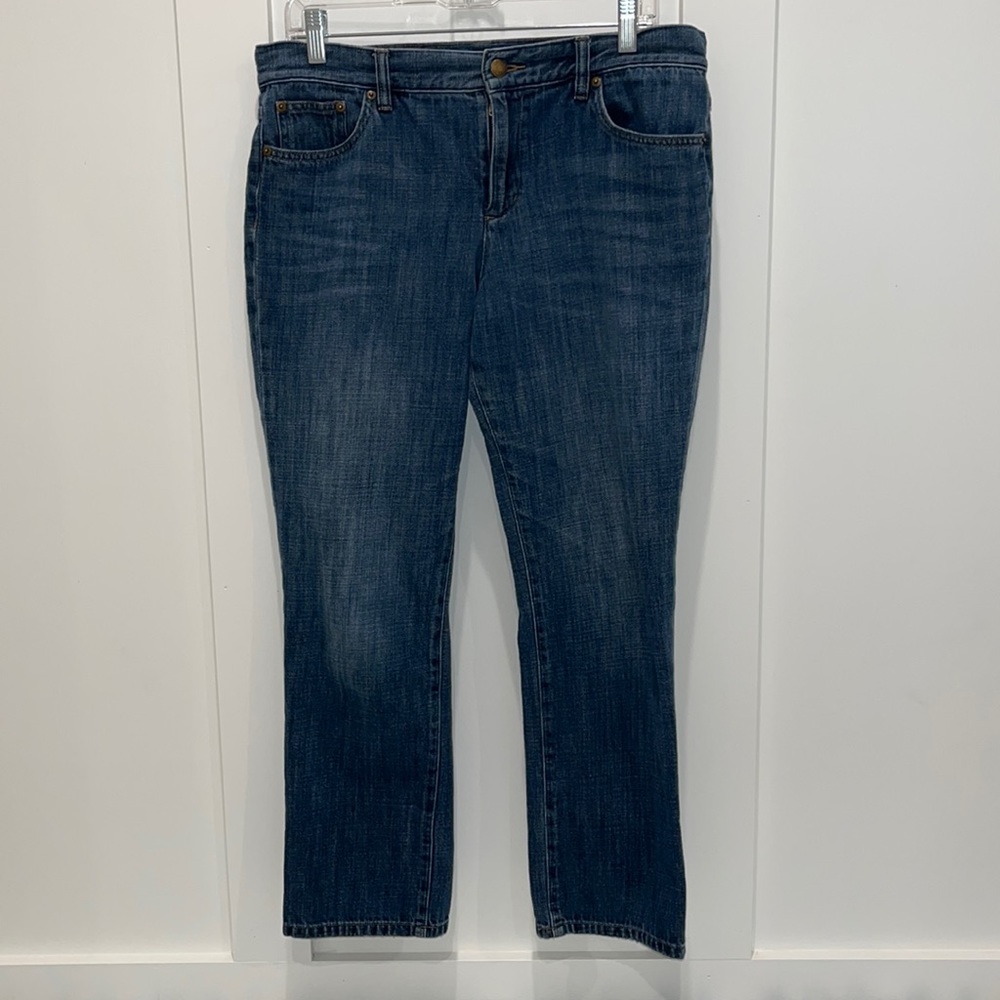 Lauren Jeans Company by Ralph Lauren Boyfriend fit women’s denim jeans, Size 8